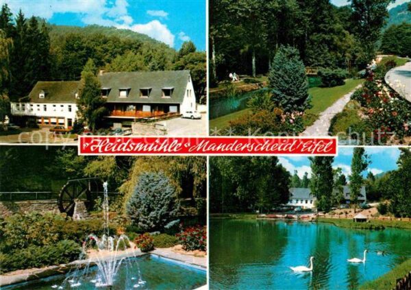 Manderscheid Eifel Heidsmühle Springbrunnen