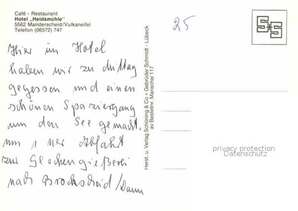 Manderscheid Eifel Heidsmühle Springbrunnen – Bild 2