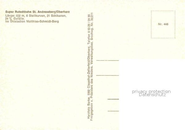 Andreasberg Harz St Super Rutschbahn Skistadion Matthias Sc – Bild 2