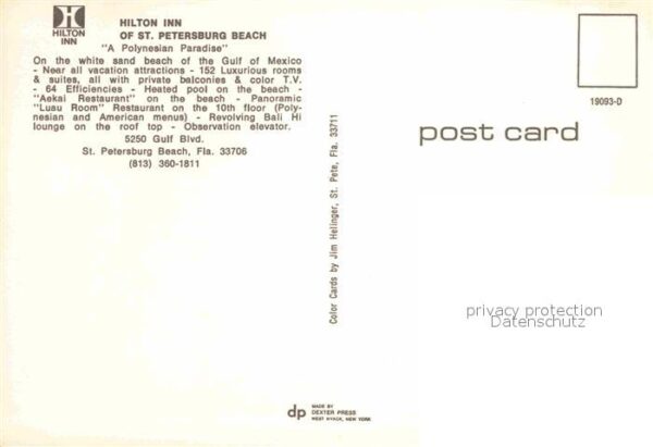 Petersburg Florida St Hilton Inn – Bild 2