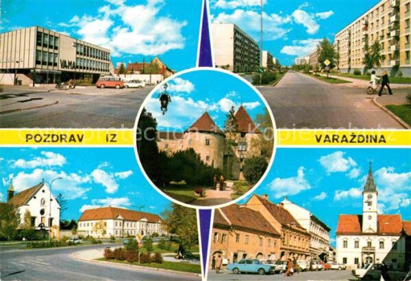 Varazdin Ortsansichten Rathaus