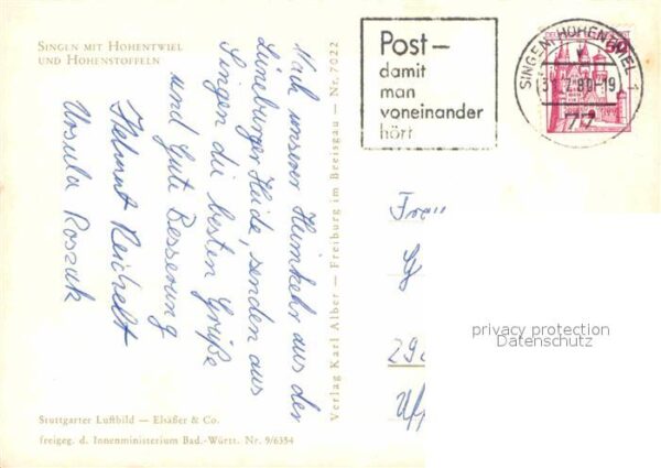 Singen Hohentwiel Hohenstoffeln Luftbild – Bild 2