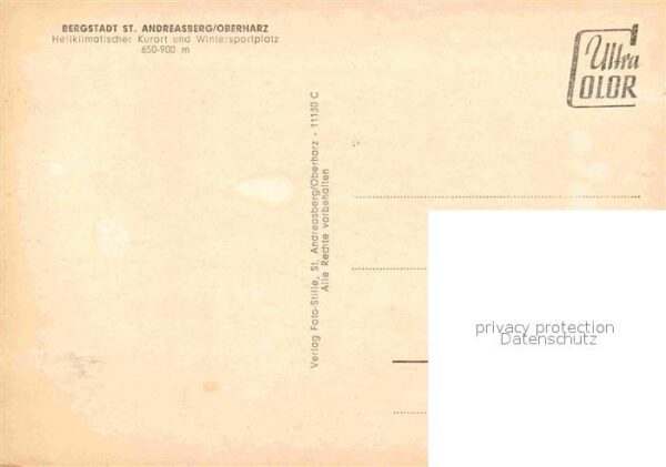 Andreasberg Harz St Wappen Bergstadt – Bild 2