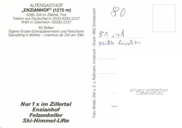 Zell Ziller Tirol Winter Enzianhof – Bild 2