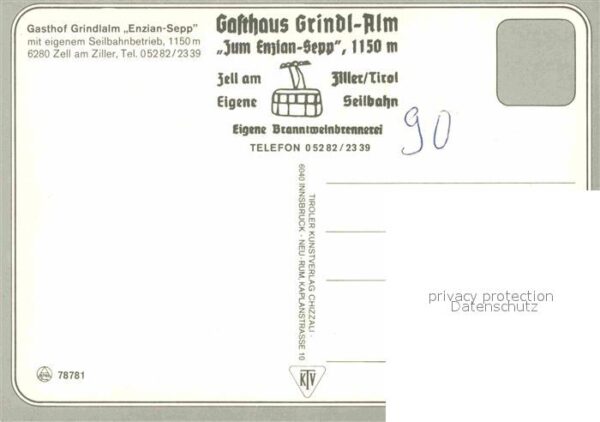 Zell Ziller Tirol Grindalm Enzian Sepp Winter – Bild 2