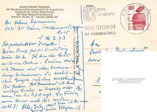 Steben Bad Sanatorium Franken – Bild 2