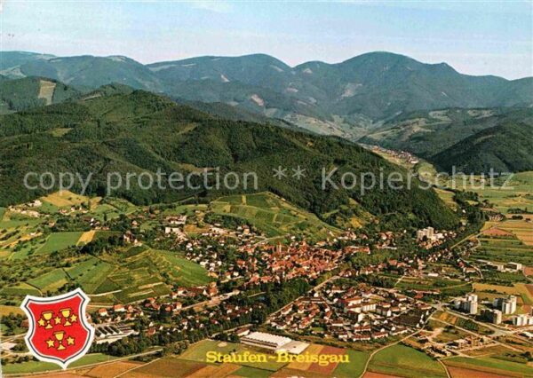 Staufen Breisgau Luftaufnahme