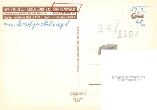 Brotjacklriegel Sonnenwal Sporthotel – Bild 2