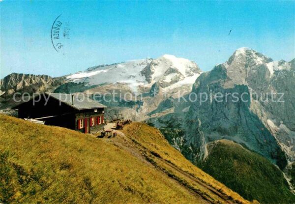 Dolomiti di Fassa Rifugio Viel del Pan Marmolada Gran Ver