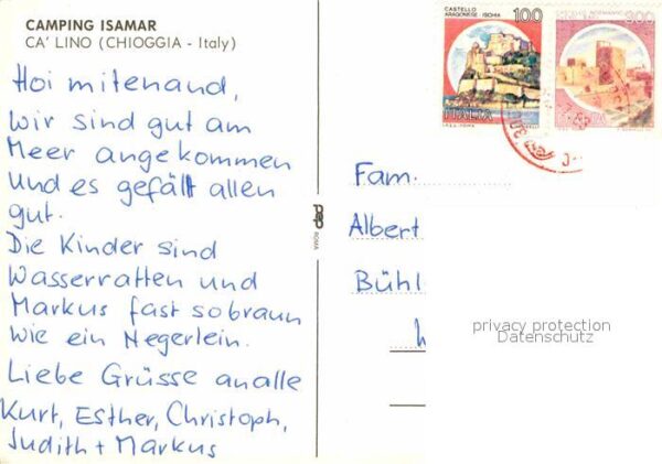 Chioggia Venetien Ca Lino Camping Isamar – Bild 2