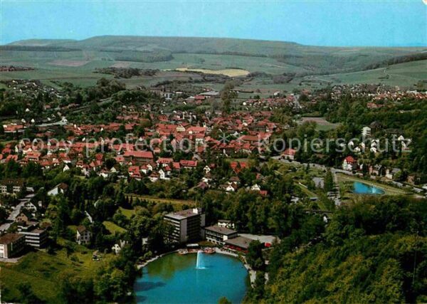 Gandersheim Bad Luftaufnahme Kurpark