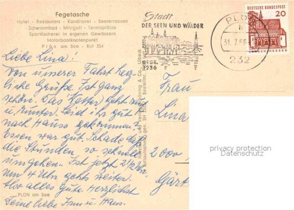 Fegetasche Plön Hotel Luftaufnahme – Bild 2