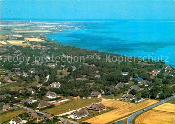 Keitum Sylt Luftaufnahme Nordsee
