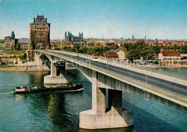 Worms Rhein Nibelungenbrücke