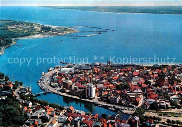 Eckernfoerde Luftaufnahme Ostsee