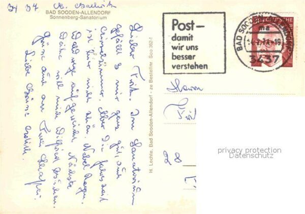 Sooden-Allendorf Bad Sonnenberg Sanatorium – Bild 2