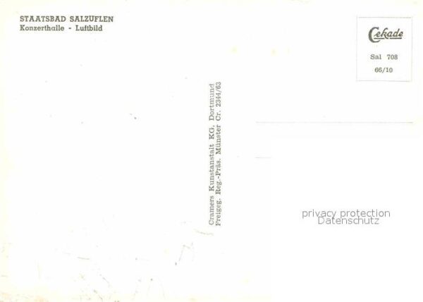 Salzuflen Bad Konzerthalle Luftaufnahme – Bild 2