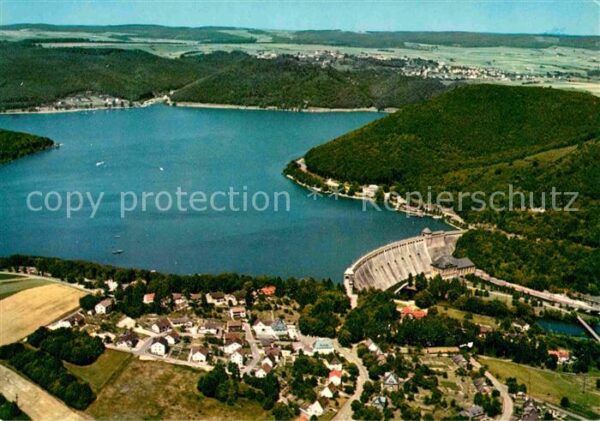 Edertal Talsperre Sperrmauer Schloss Waldeck