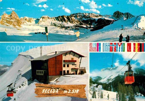 Groeden Tirol Winter Skiweltmeisterschaften Seceda
