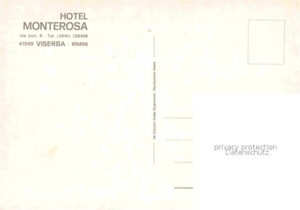 Viserba Hotel Monterosa Strand – Bild 2
