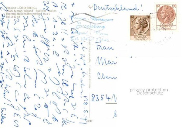 Algund Merano Pension Josefberg Schwimmbad – Bild 2