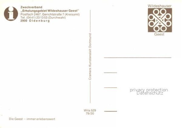 Oldenburg Holstein Wildeshauser Geest Panoramakarte – Bild 2