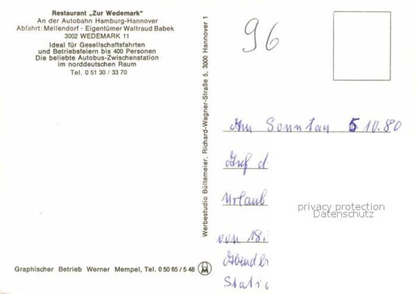 Wedemark Restaurant Zur Wedemark Autobahn Hambur – Bild 2