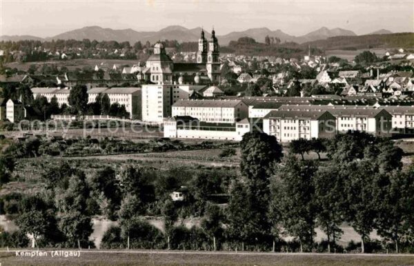 Kempten Allgaeu mit Steinberge Stuiben Hochgrat
