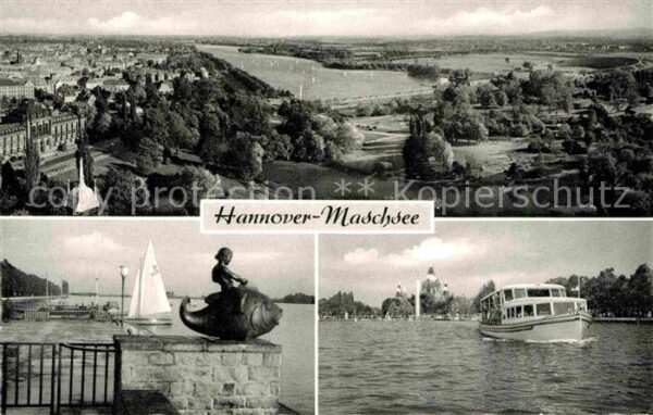 Hannover Maschsee Fliegeraufnahme
