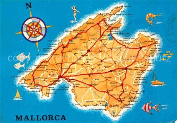 Mallorca Landkarte