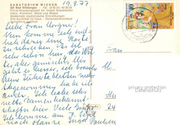 Bad Wildungen Sanatorium Wicker – Bild 2