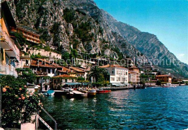 Limone sul Garda Häuser am Gardasee