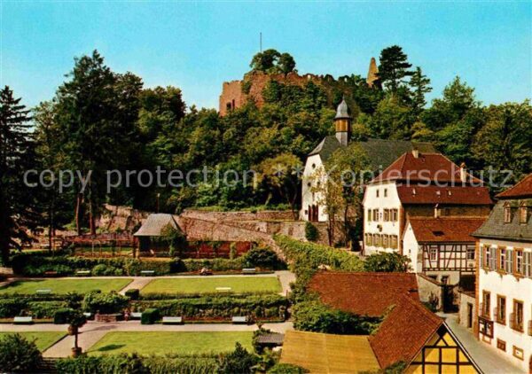Lindenfels Odenwald Kurgarten Burg