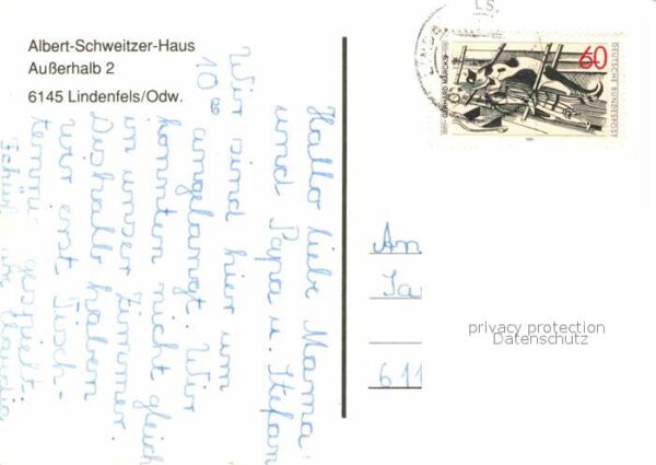 Lindenfels Odenwald Albert Schweitzer-Haus – Bild 2