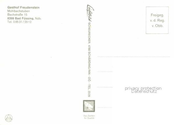 Bad Fuessing Gasthof Freudenstein Mühlbachstuben – Bild 2