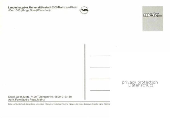Mainz Rhein 1000 jähriger Dom – Bild 2