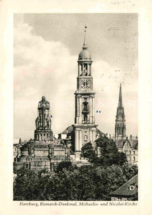 Hamburg Bismarck-Denkmal Michaelis- und Nicolai