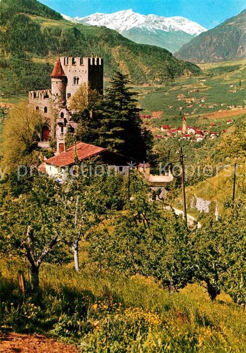 Merano Meran Castello Fontana verso Venosta
