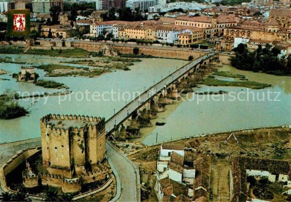Cordoba Andalucia Fliegeraufnahme Brückenpartie