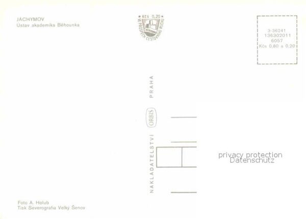 Jachymov Ustav akademika Behounka – Bild 2