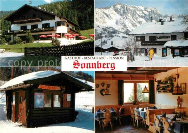 Dienten Hochkoenig Gasthaus Restaurant Sonnberg