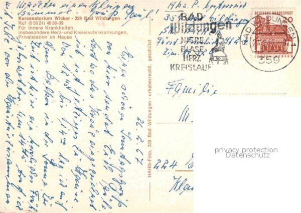 Bad Wildungen Kursanatorium Wicker – Bild 2