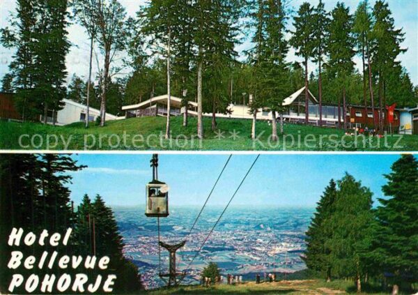 Celje Cilli Hotel Bellevue Pohorje Seilbahn