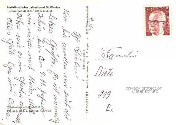 St Blasien Fliegeraufnahme – Bild 2