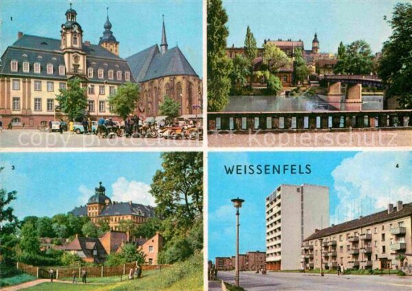 Weissenfels Saale Rathaus Augustusburg Merseburger Schloß