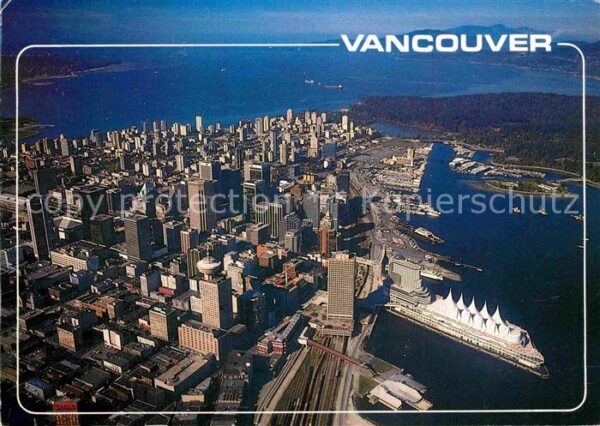 Vancouver British Columbia Fliegeraufnahme