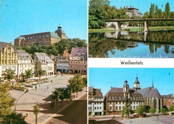 Weissenfels Saale Karl-Marx-Platz Augustusburg Brücke