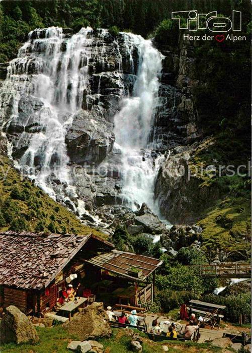 Tirol Merano Alm am Wasserfall