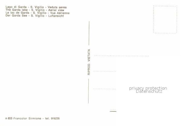 Lago di Garda Fliegeraufnahme S. Vigilio – Bild 2