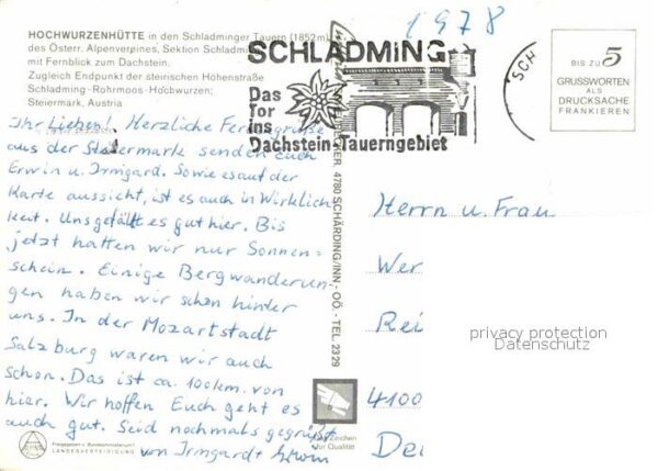 Schladming Obersteiermark Hochwurzenhütte – Bild 2
